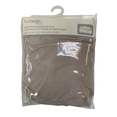 Housse de coussin pour table à langer George Baby - Beige 16 x 32 pouces