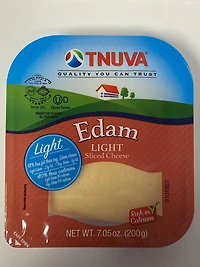 Fromage Tranche Légère Tnuva Emek  (Edam) Eng value same as french