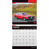 BrownTrout Dodge Charger OFFICIAL 2024 12x24 Inch Square Wall Calendar, 9781975466848