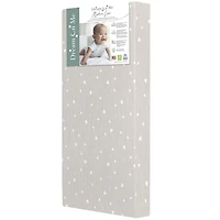 Matelas pour nourrissons et enfants en bas âge 2 en 1 Dream On Me Modern Love / Matelas pour bébés sans danger pour l'environnement Greenguard Gold / Matelas pour nourrissons certifié JPMA / Housse en