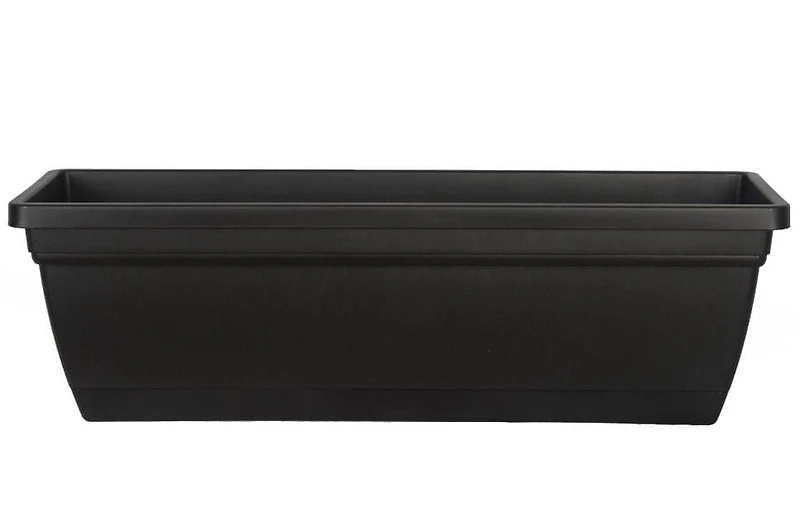24" self water windowbox - BLK