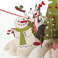 Hallmark Signature Paper Wonder 3D Pop-Up Christmas Card (Disney Mickey Mouse and Friends)