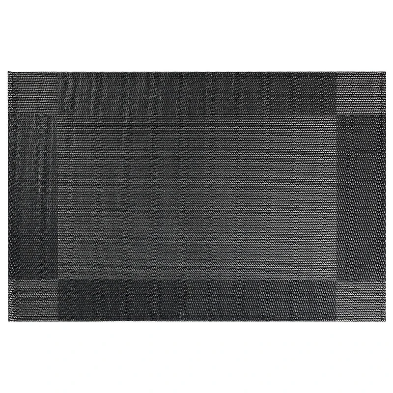 Vinyl Placemat (Classic) (Charcoal)(Set Of 12)