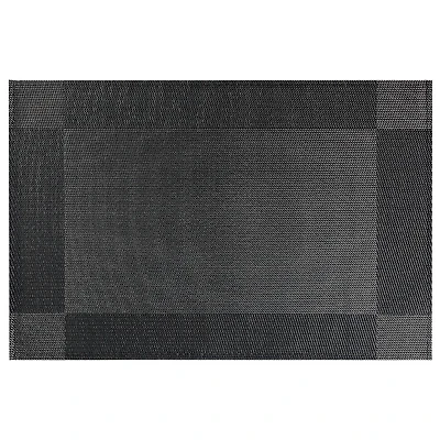 Vinyl Placemat (Classic) (Charcoal)(Set Of 12)