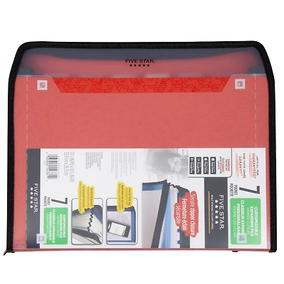 Classeur expansible personnalisable à 7 pochettes Five Star® Classeur expansible