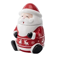 Holiday Time Figural Ceramic Cookie Jar, 77 oz, 1 piece