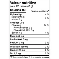 Quaker Gruau une minute 900 g.