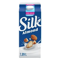 Silk Almond Milk Alternative, Unsweetened Vanilla, Dairy Free, 1.89 L