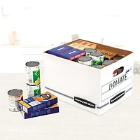 Boîtes de rangement standarde de Bankers Box® - paq. de 3 Les boîtes de rangement à résistance standard Bankers Box® Stor/File™ sont idéales pour un usage occasionnel.