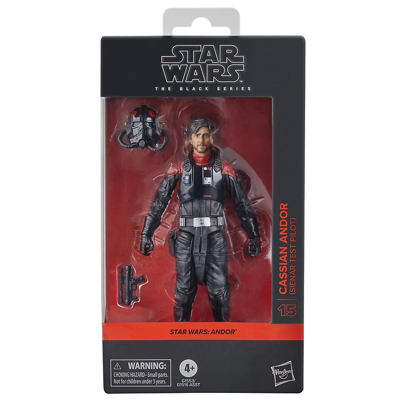 Star Wars The Black Series Cassian Andor (Sienar Test Pilot), Star Wars: Andor Premium Collectible 6 Inch Action Figure