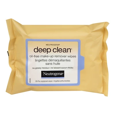 Neutrogena Deep Clean Makeup Removing Wipes, Oil-Free
