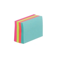 Post-it® Notes 653-4-N, Cape Town Collection, 4 Pads/Pack, 50 Sheets/Pad, 1-3/8 in x 1-7/8 in