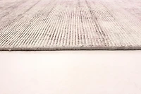 ECARPETGALLERY Tapis Noué à la Main pour Salon, Salle à Manger et Chambre à Coucher Rayé Collection Galleria 5'0" x 7'7" en Gris