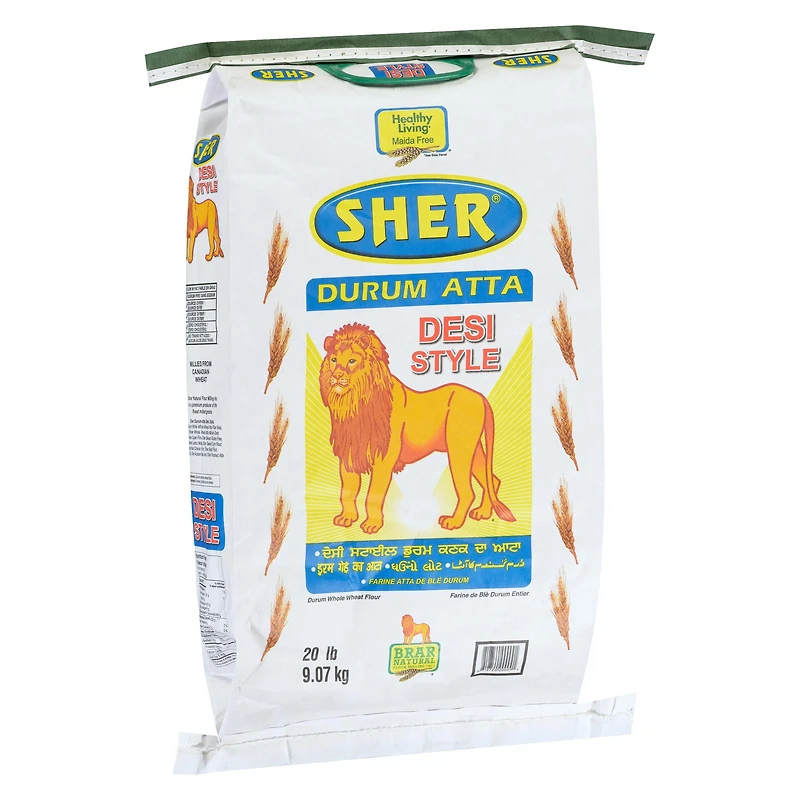 Sher Desi Durum Flour - W, Durum wheat flour