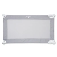 Regalo Barrière de Sécurité Bébé et Animaux Extensible 50" – Barrière Gris à Fixation Sans Perçage pour Portes ou Couloirs, Convient pour Ouvertures de 27,5 à 50 po