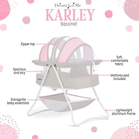Bassinette Karley Dream On Me Berceau portable/pliable