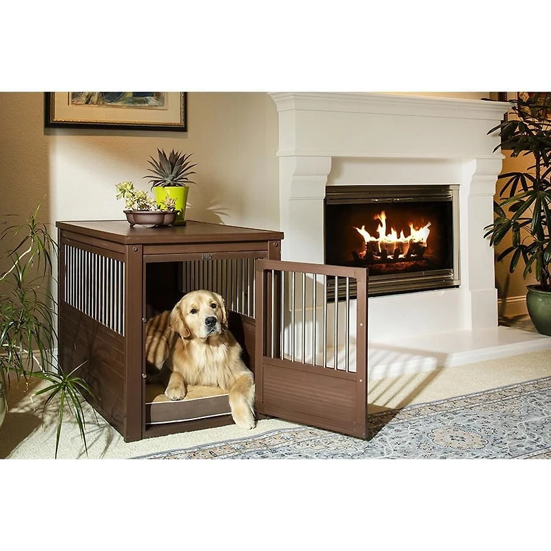 NewAge Habitat N Home Decorator Pet Crate Russet