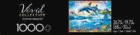 Buffalo Games Vivid Collection Dolphin Paradise 1000 Piece Jigsaw Puzzle