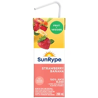 SunRype Strawberry Banana Juice Boxes 5 x 200 ml