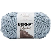 Bernat® Blanket™ #6 Super Bulky Polyester Yarn, Blue Fog Twist 10.5oz/300g, 220 Yards, Polyester #6 Super Bulky Yarn