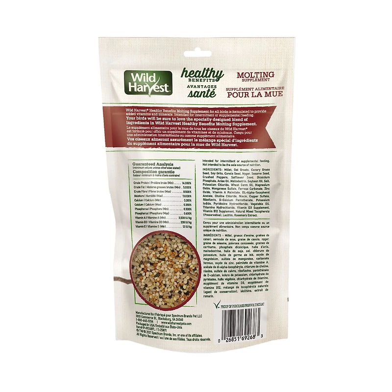 Wild Harvest Molting Supplement 7.5oz, Wild Harvest Molting Supplement 7.5 oz,