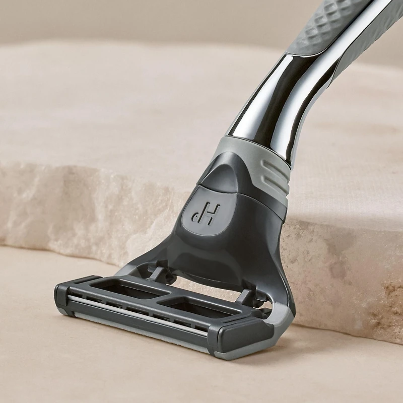 Harry’s Men’s Razor: Chrome Edition, 1 Handle + 2 Cartridges