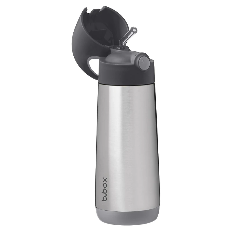 b.box - 16.9 oz Insulated Water Bottle: Keeps Drinks Cold up to 15 Hours, Warm up to 8 Hours. Triple Wall Stainless Steel Kids Water Bottle. Dishwasher Safe