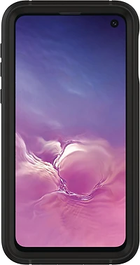 Blackweb Rugged Phone Case with Built-In Antimicrobial for Samsung Galaxy S10e - Black