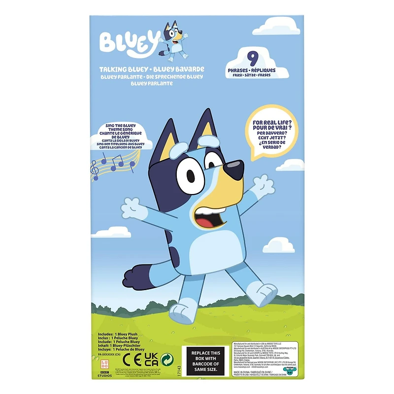 Bluey's Talking Bluey Plush