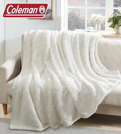 Coleman Certified Oversized Sherpa Blanket