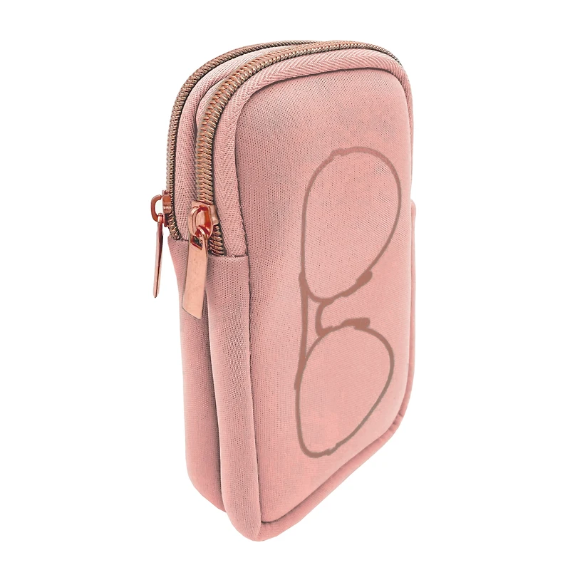 Mine, Double Eye Glass Case, Blush