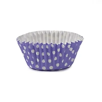 PLSB BC 24CT BLU DOT, 24 pk baking cups blue dots