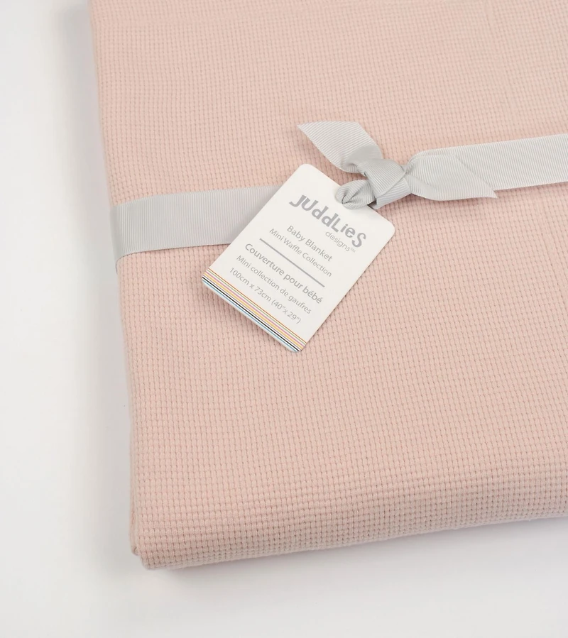 Juddlies Designs - Baby - Couverture bébé gaufrée - Lavable en machine - Pin
