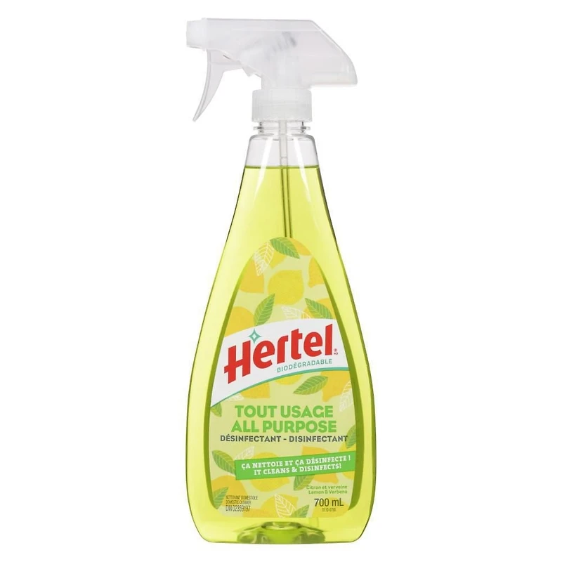 Hertel Disinfectant Lemon and Verbena, 700ml