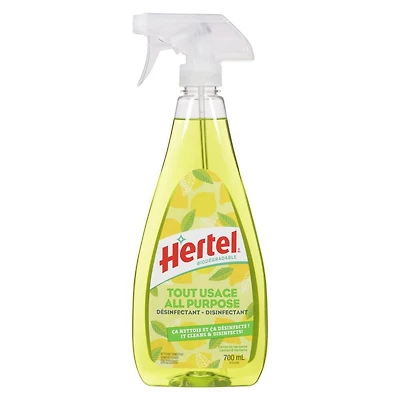 Hertel Disinfectant Lemon and Verbena, 700ml