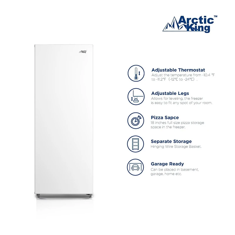 Arctic King Congélateur Vertical 7.0CF