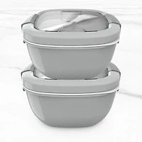 Bentgo Salad 2-Pack - Gray