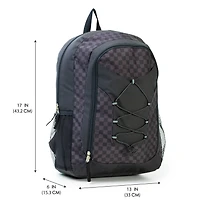 Jetstream Multi-Compartment School Backpack with Organizer, Bungee & Mesh Pockets, Kids' Backpack for School