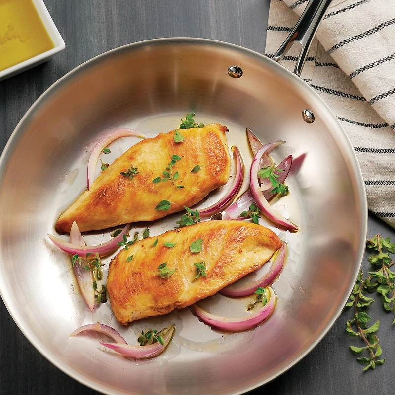 Tramontina Tri-Ply Clad Stainless Steel Fry Pan