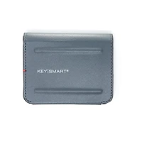 KeySmart Urban RFID Leather Bi-fold Wallet - Grey/Black