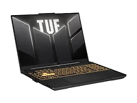 Ordinateur de ASUS TUF Gaming F16 (2025), écran WUXGA FHD+ 144 Hz de 16 po, graphique GeForce RTX 4050, proc Intel® Core™ 5 210H, mém DDR5 de 8 Go, SSD PCIe de 512 Go, Wi-Fi 6, WIN11, FX607VU-DS54-CA