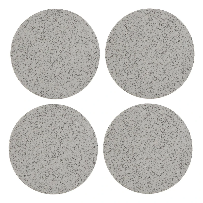 4PC Terrazzo Stone Round Coaster 4X4