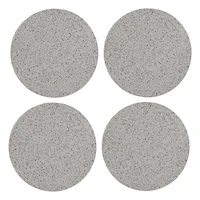 4PC Terrazzo Stone Round Coaster 4X4