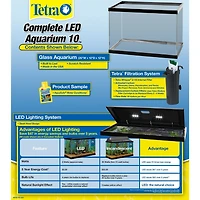 Tetra Complete LED Aquarium Kit 10GL, 10 Gallon (20x10x12)
