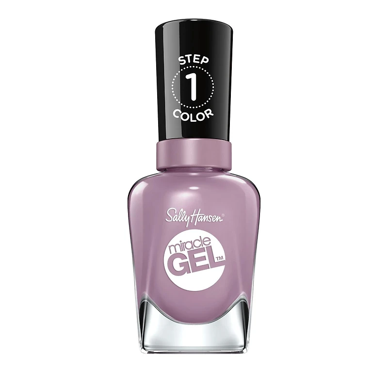 Sally Hansen Miracle Gel, vernis à ongles en gel, vernis à ongles résistant à l'écaillage, dure jusqu'à 8 jours Réussissez une manucure* qui dure jusqu’à 8 jours depuis le confort de votre domicile grâce au Sally Hansen Miracle Gel™. Notre vernis à ongles simili-gel 100 % végétalien vous donne des résultats de qualité professionnelle en 2 étapes simples (vernis + couche de finition)
