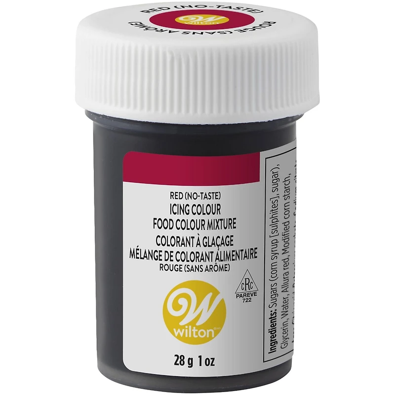 Wilton No-Taste Red Icing Colour, Food Colouring, 1 oz