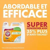 Arm & Hammer Sensitive Skin Scent Free Liquid Laundry Detergent, 154 Loads, 4.55-L