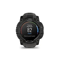 Garmin Instinct® 3 AMOLED GPS Smartwatch - 50-mm - Charcoal Black with Black Band