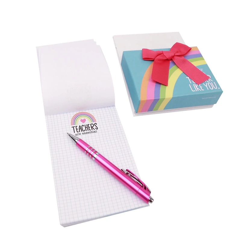 Way To Celebrate RAINBOW NOTEPAD SET VALENTINE DECOR