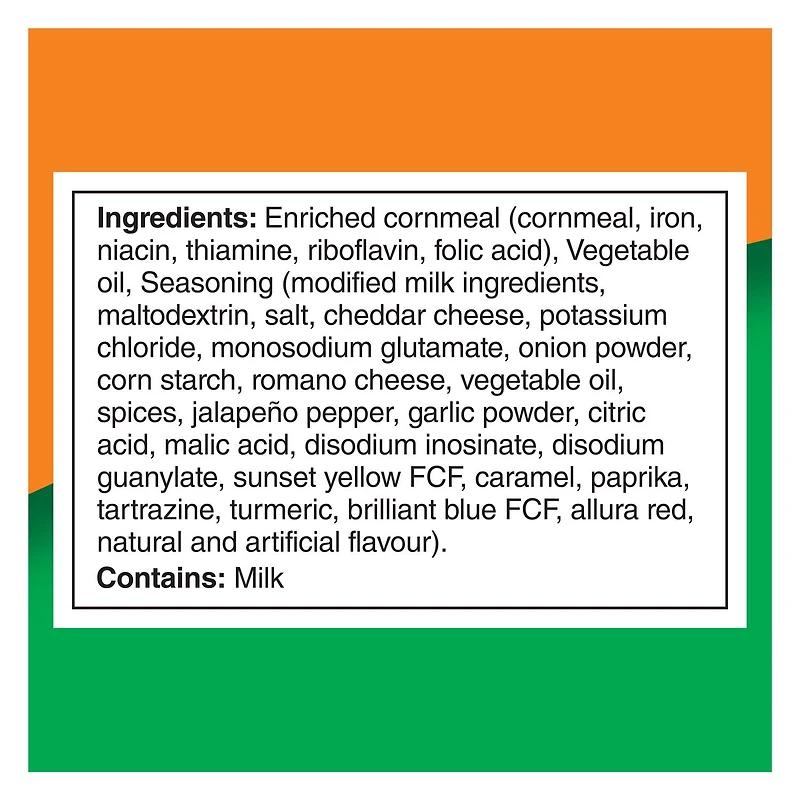 Cheetos Cheddar Jalapeño Crunchy Cheese flavoured Snacks, 285 g.